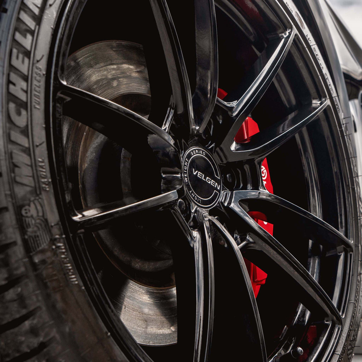 19" Velgen VF5 Gloss Black 19x10 19x11 Concave Wheels Rims Fits Ford Mustang GT