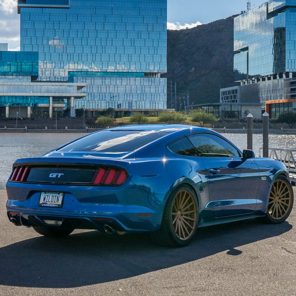 19" Vossen VFS-2 Bronze 19x8.5 19x11 Forged Wheels Rims Fits Ford Mustang