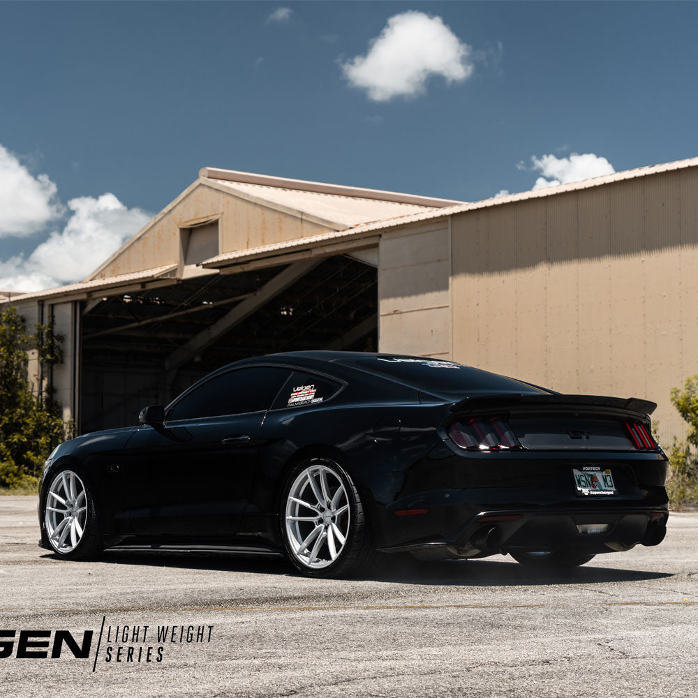 19" Velgen VF5 Gloss Silver 19x10 19x11 Concave Wheels Rims Fits Ford Mustang