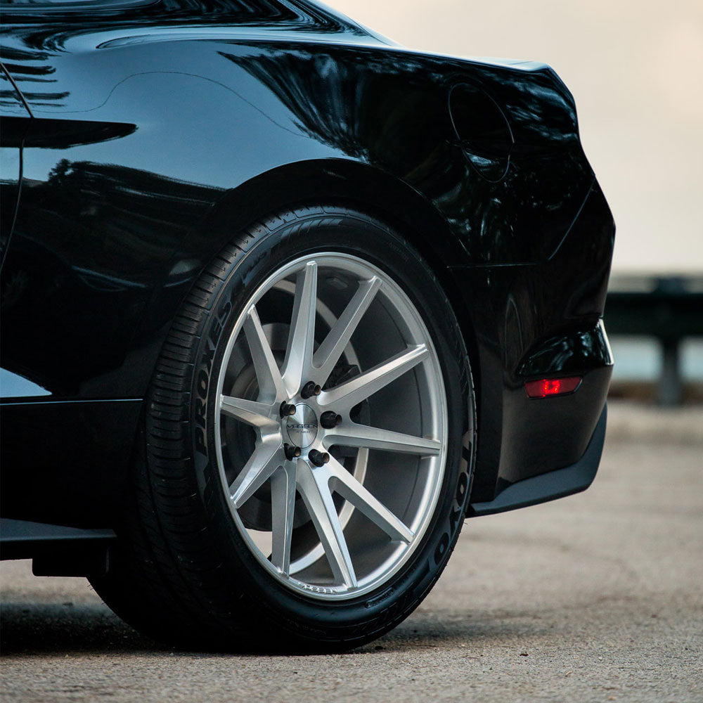 22" Vossen VFS-1 Silver 22x9 22x11 Forged Wheels Rims Fits Chevrolet Camaro