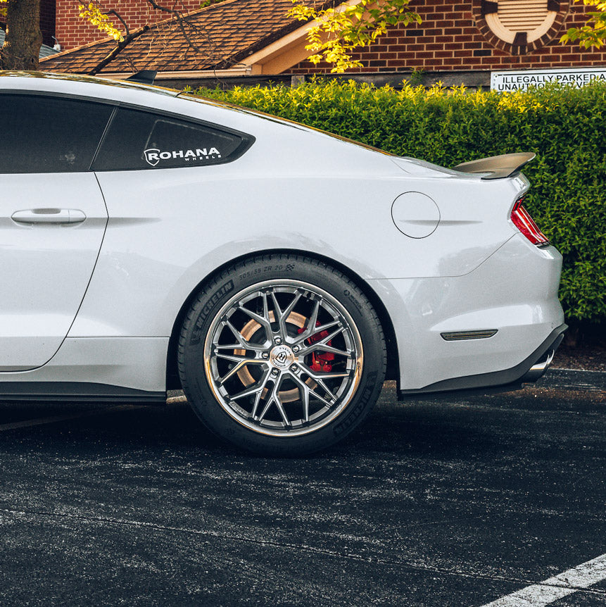 19" Rohana RFC3 Silver 19x8.5 Concave Wheels Rims Fits Audi D3 A8 Quattro
