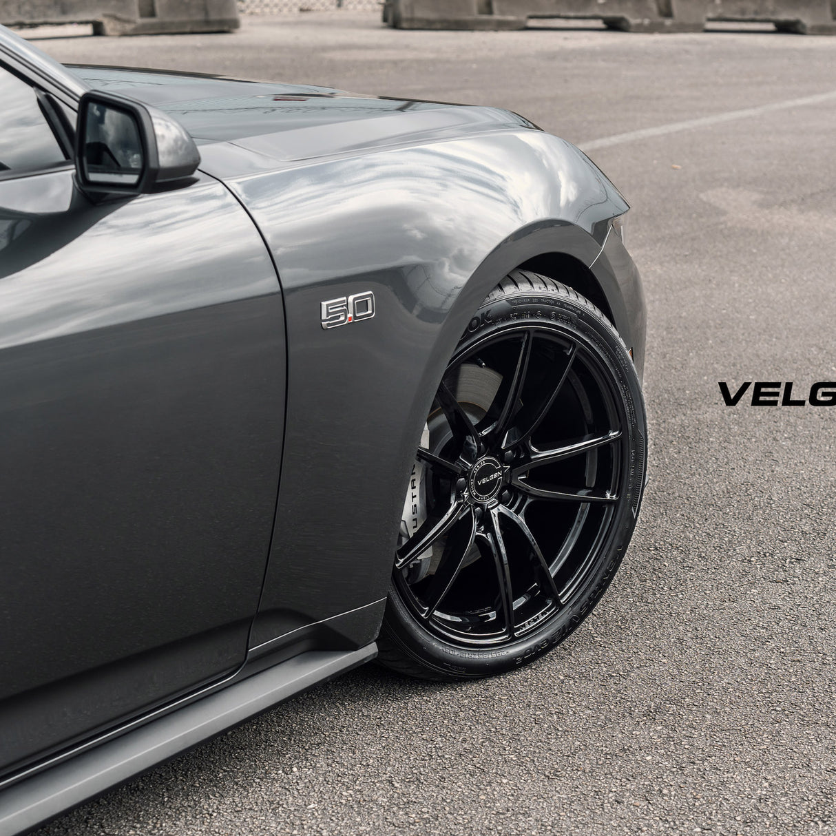 19" Velgen VF5 Gloss Black 19x10 19x11 Concave Wheels Rims Fits Ford Mustang