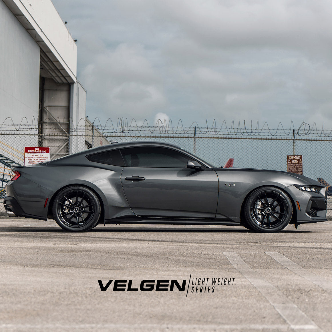 19" Velgen VF5 Gloss Black 19x10 19x11 Concave Wheels Rims Fits Ford Mustang