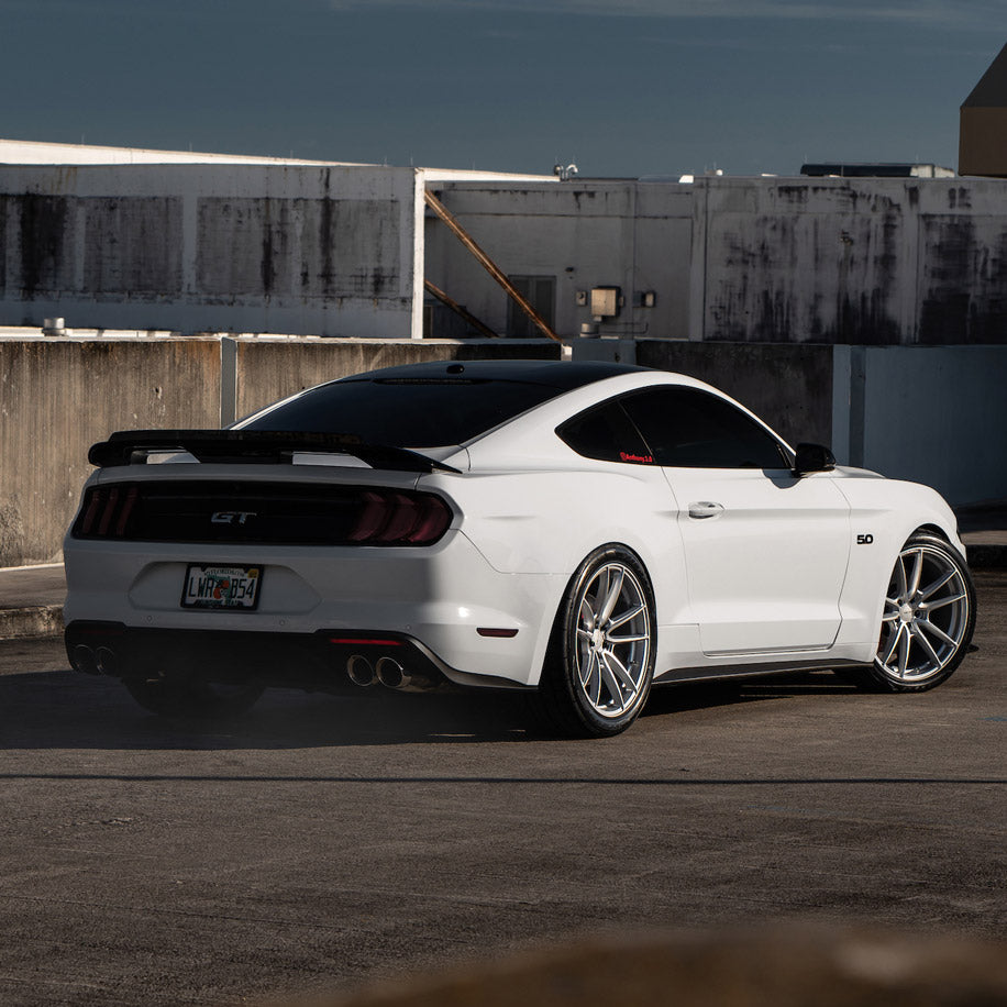 19" Velgen VF5 Gloss Silver 19x10 19x11 Concave Wheels Rims Fits Ford Mustang GT
