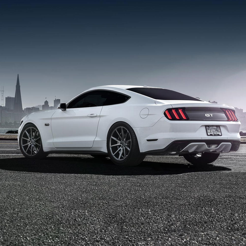19" Vossen VFS-1 Grey 19x9 19x10 Forged Concave Wheels Rims Fits Ford Mustang GT