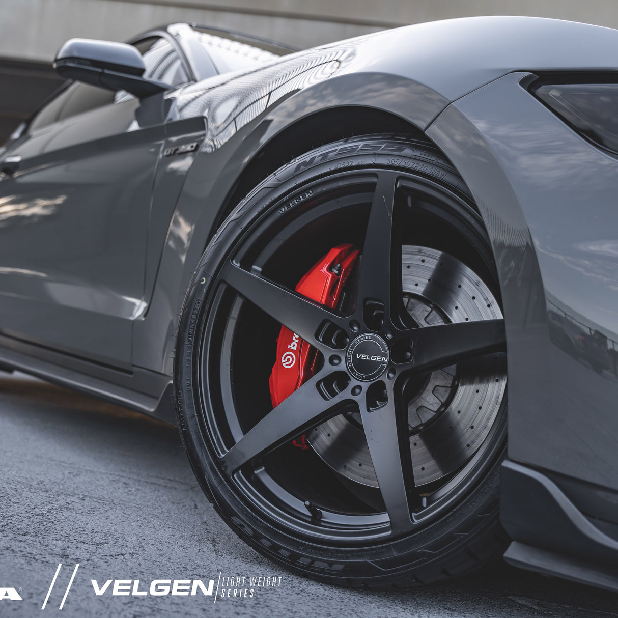 22" Velgen Classic5 22x10.5 Gloss Black Concave Wheels Rims Fits Ford Explorer