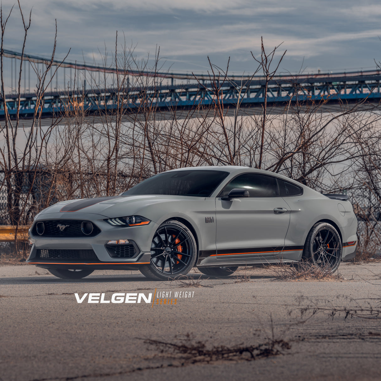 19" Velgen VF5 Gloss Black 19x10 19x11 Concave Wheels Rims Fits Ford Mustang GT