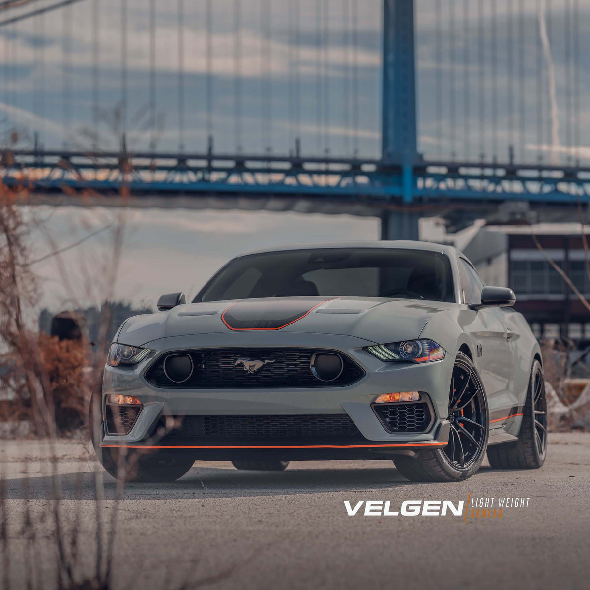 19" Velgen VF5 Gloss Black 19x10 19x11 Concave Wheels Rims Fits Ford Mustang GT