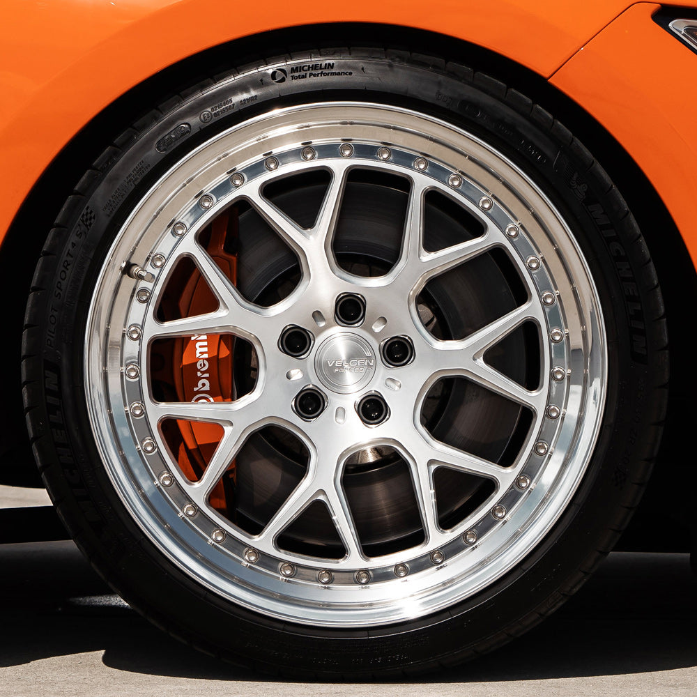 20" Velgen SL7 Silver 20x9.5 20x11 Full Forged Wheels Rims Fits Toyota Supra