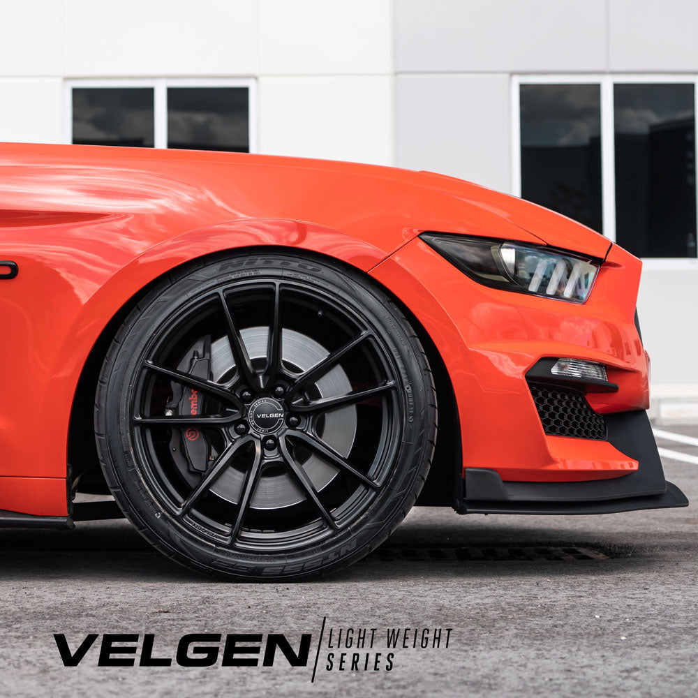 20" Velgen VF5 Silver 20x9 20x10.5 Forged Wheels Rims Fits Ford Mustang GT