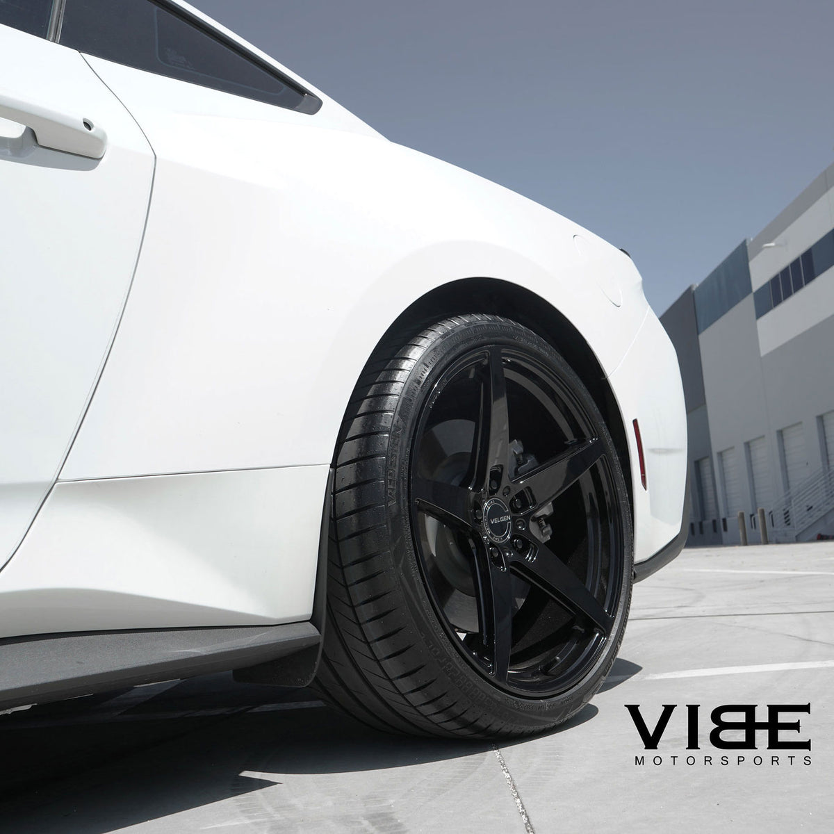 20" Velgen Classic5 Gloss Black Concave Wheels Rims Fits Ford Mustang GT
