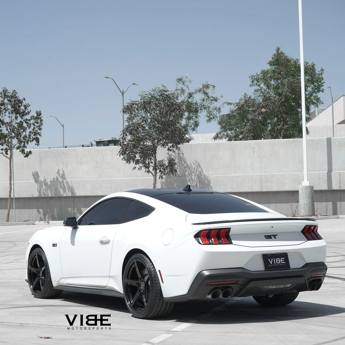 20" Velgen Classic5 Black Concave Wheels Rims Fits Ford Mustang Shelby GT350