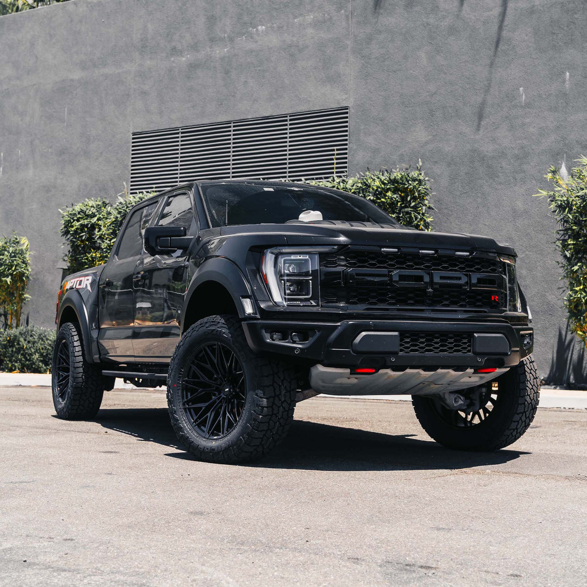 22" AL13 FR86 Black 22x9.5 Concave Wheels Rims Fits Ford F150 2021 and Up