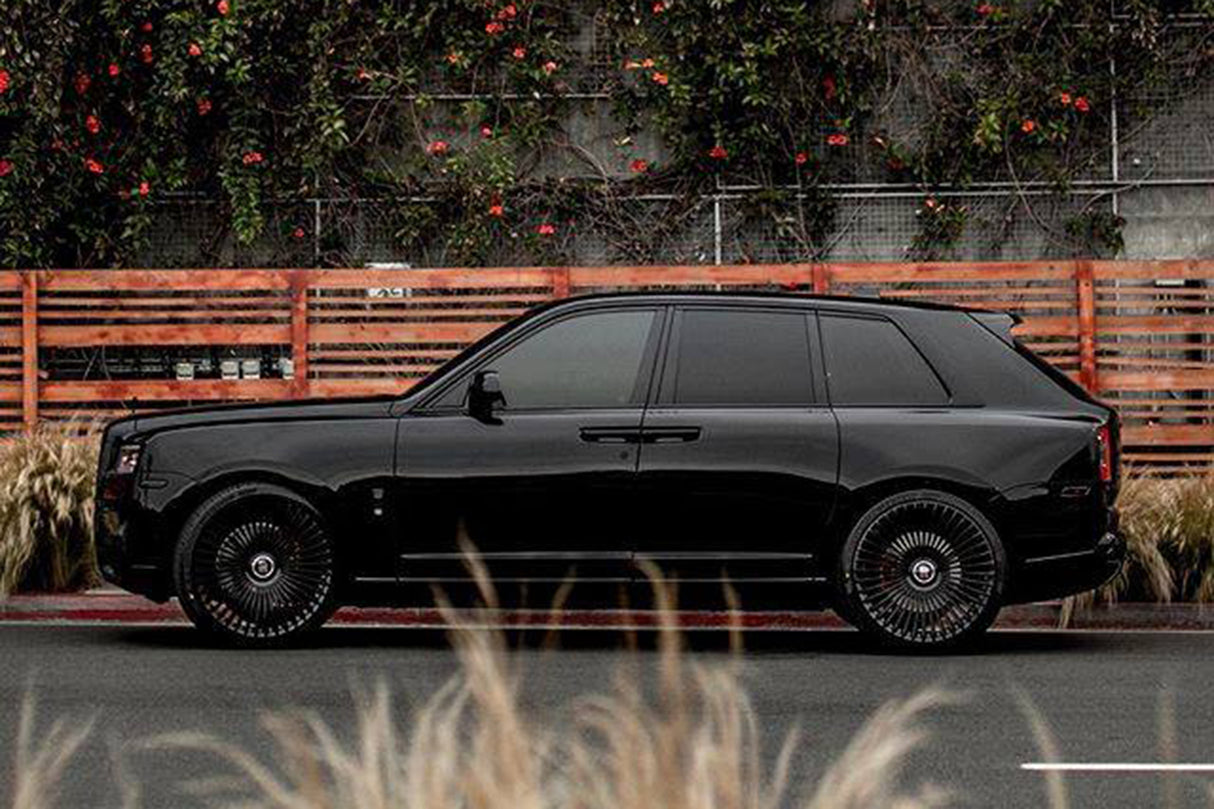 24" Forgiato Trimestre-M Black Concave Wheels Rims Fits Land Rover Range Rover