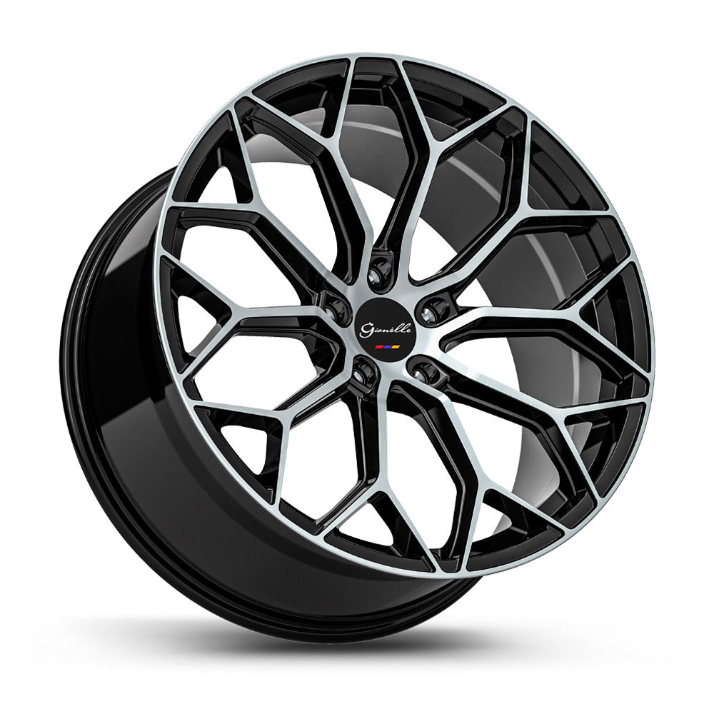 22" Gianelle Monte Carlo Machined 22x9 22x10.5 Wheels Rims Fits BMW E70 X5