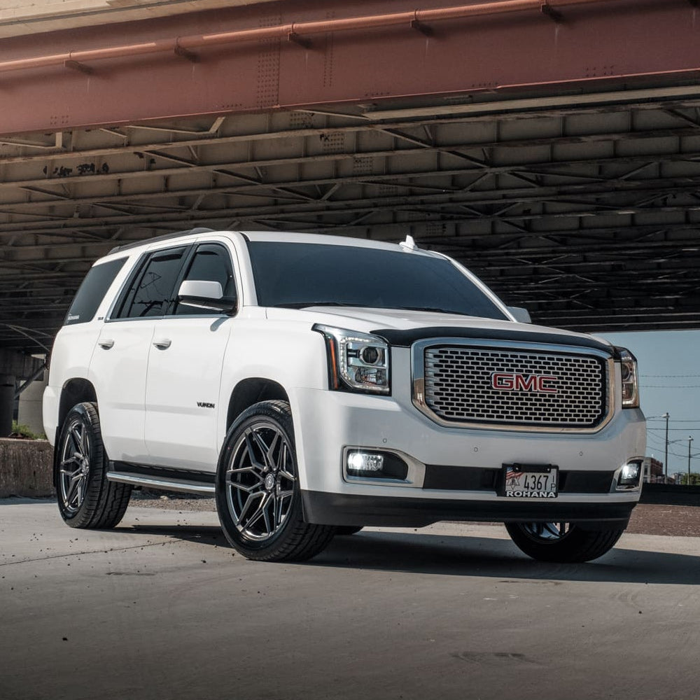22" Rohana RFV2 Graphite ET0 Forged Wheels Rims Fits 1999-2007 Chevy Silverado