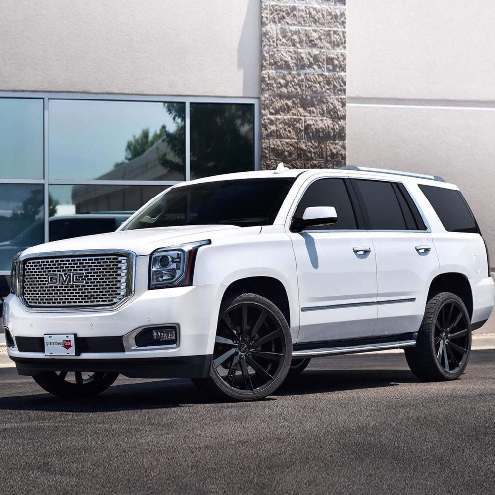 24" Koko Kuture Kapan Black 24x10 Concave Wheels Rims Fits GMC Yukon XL 1500