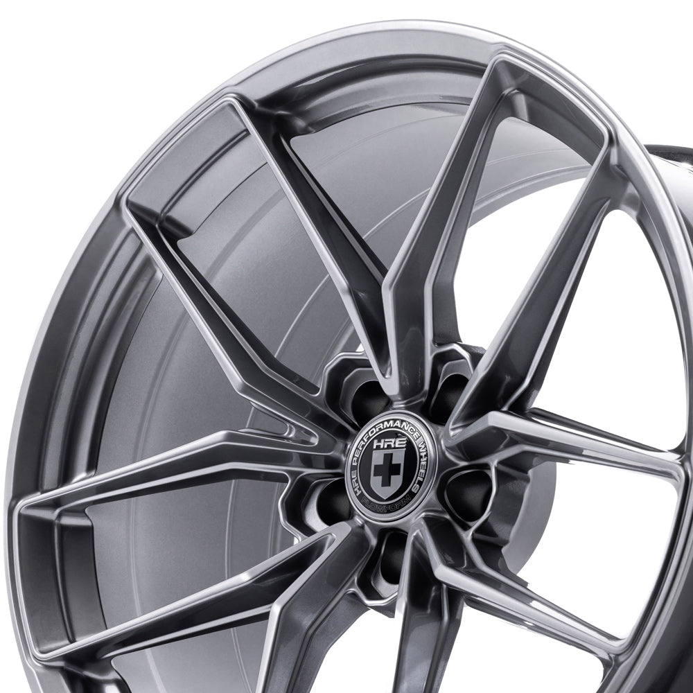 19" HRE FF21 Silver Forged Concave Wheels Rims Fits Volkswagen MK8 Golf R GTI