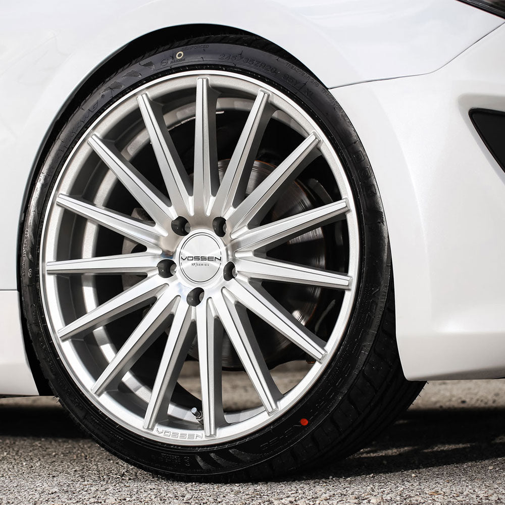19" Vossen VFS-2 Silver 19x8.5 19x10 Forged Wheels Rims Fits BMW F10 528 535 550
