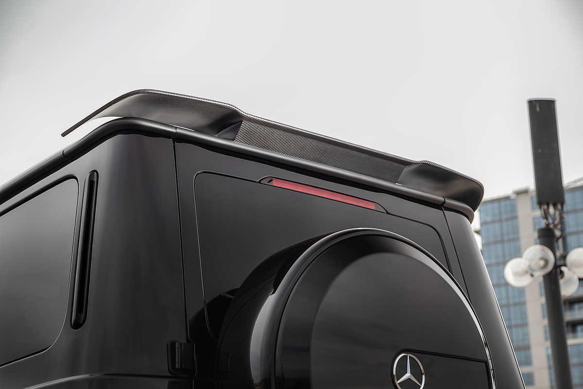 Vorsteiner Rear Roof Spoiler Carbon Fiber PP 2x2 GLOSSY Fits Mercedes G63 AMG