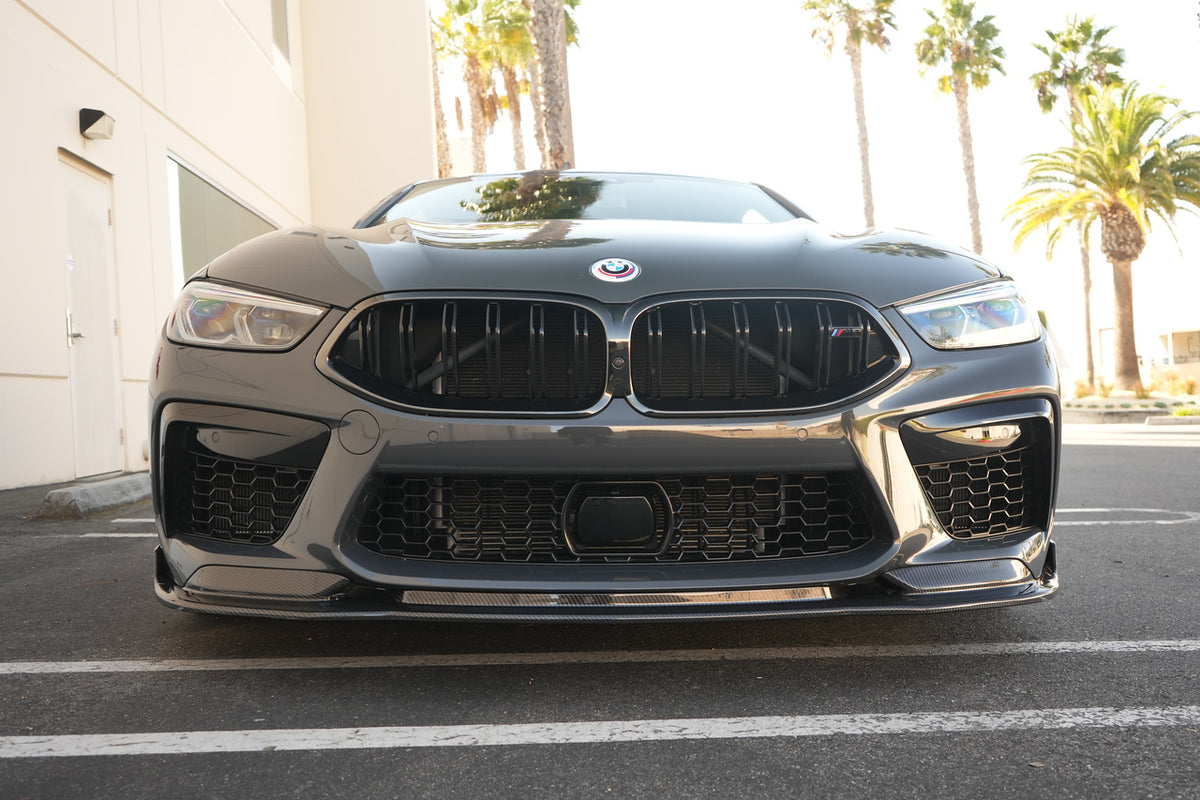Vorsteiner VRS Aero Front Spoiler Carbon Fiber PP 2x2 Glossy Fits BMW F9X M8