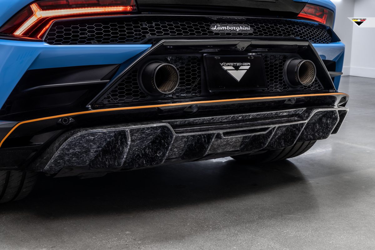 Vorsteiner Aero Rear Diffuser Carbon Matrix Fits Lamborghini Huracan Monza Evo Edizione