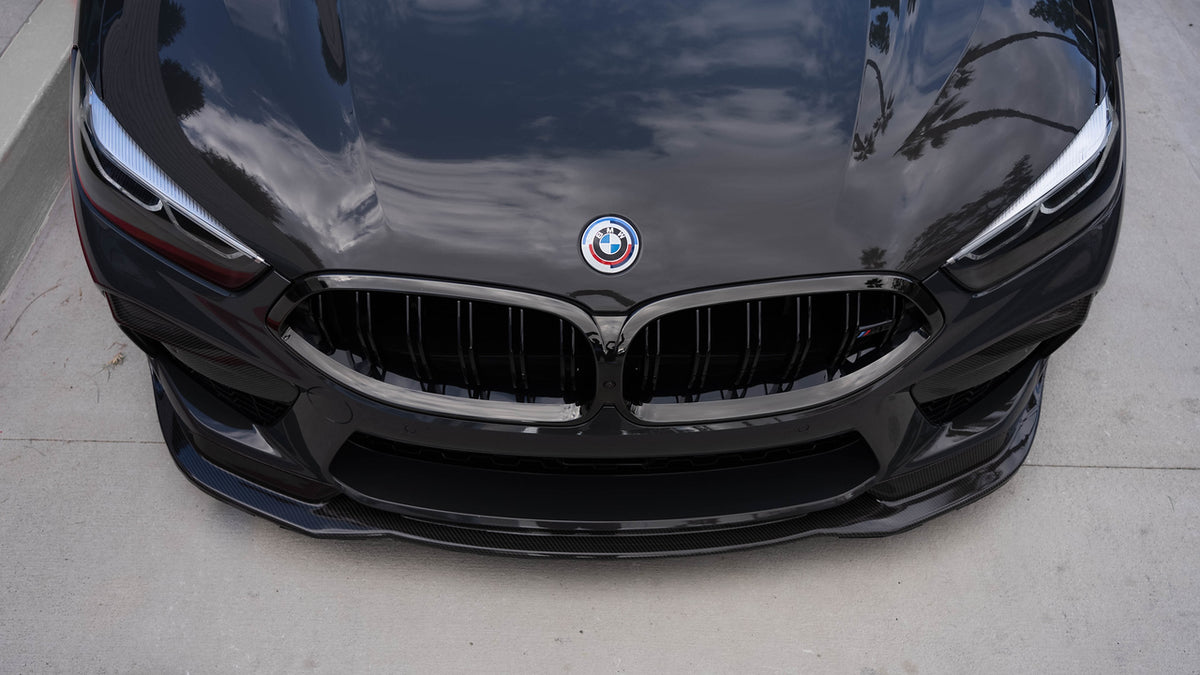 Vorsteiner VRS Aero Front Spoiler Carbon Fiber PP 2x2 Glossy Fits BMW F9X M8
