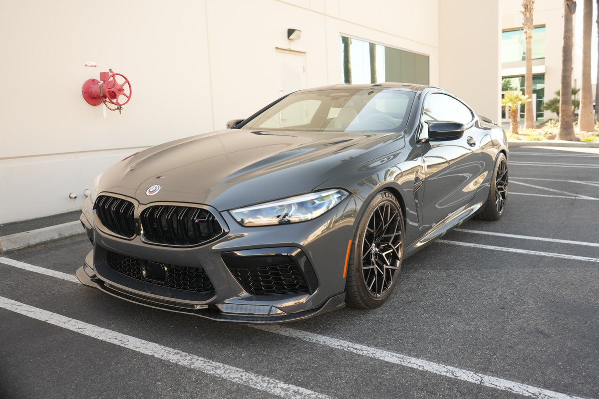Vorsteiner VRS Aero Front Spoiler Carbon Fiber PP 2x2 Glossy Fits BMW F9X M8