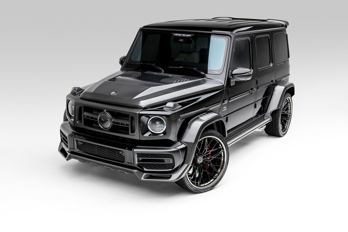 Vorsteiner Aero Bonnet Carbon Fiber PP 2x2 SATIN Fits Mercedes Benz G63 AMG