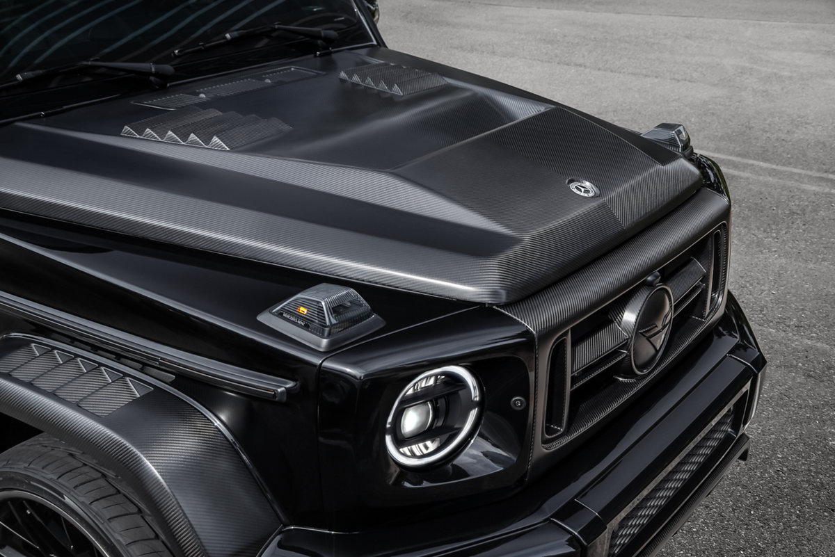 Vorsteiner Aero Bonnet Carbon Fiber PP 2x2 SATIN Fits Mercedes Benz G63 AMG