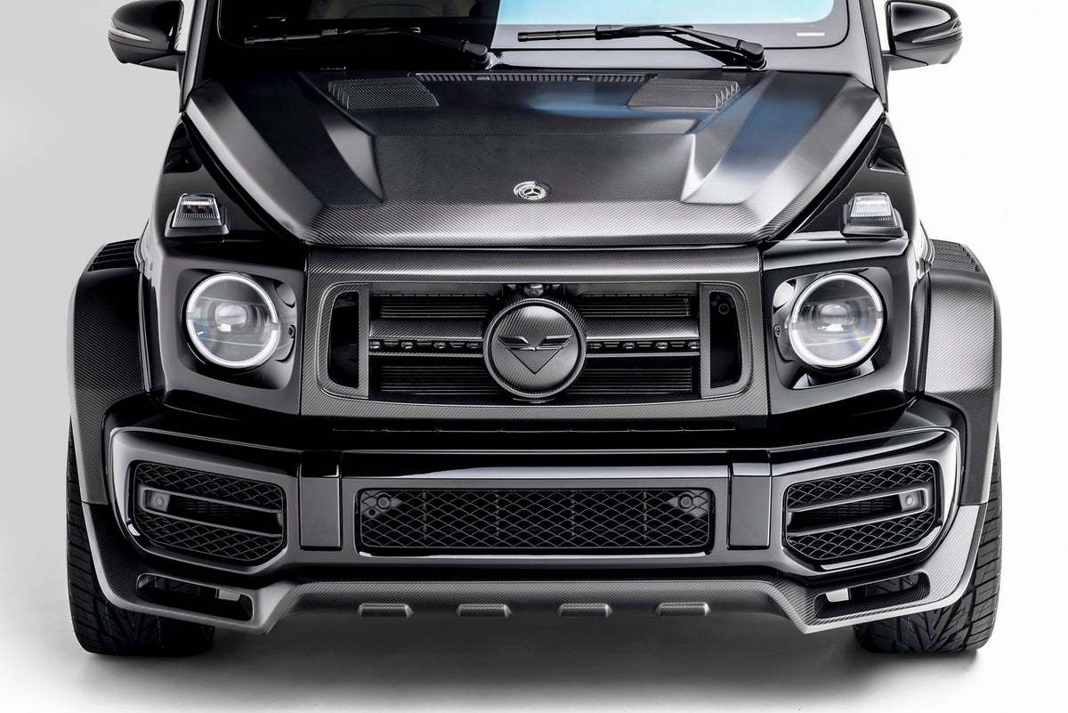 Vorsteiner Aero Bonnet Carbon Fiber PP 2x2 SATIN Fits Mercedes Benz G63 AMG