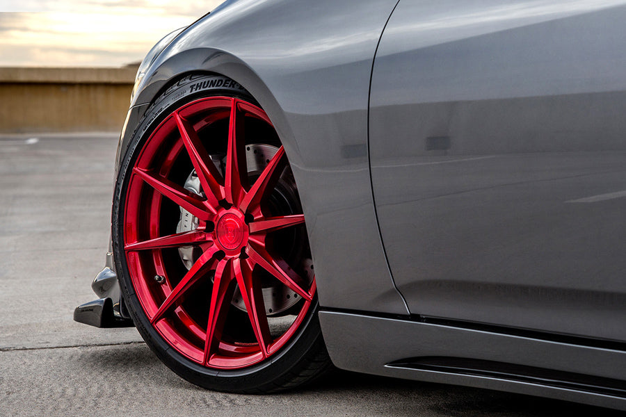 20" ROHANA RFX1 RED FORGED CONCAVE WHEELS RIMS FITS LEXUS LS460 LS600