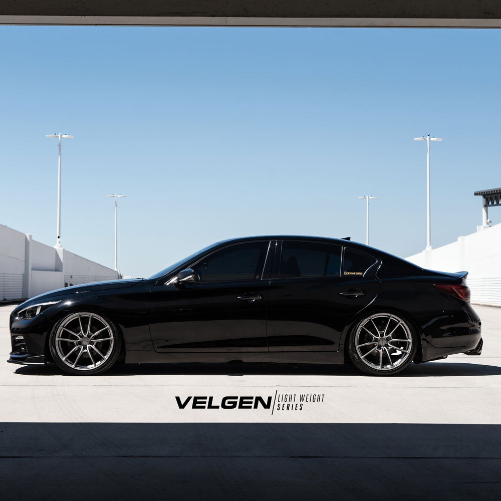 19" Velgen VF5 Gunmetal 19x9.5 19x10.5 Concave Wheels Rims Fits Tesla Model 3