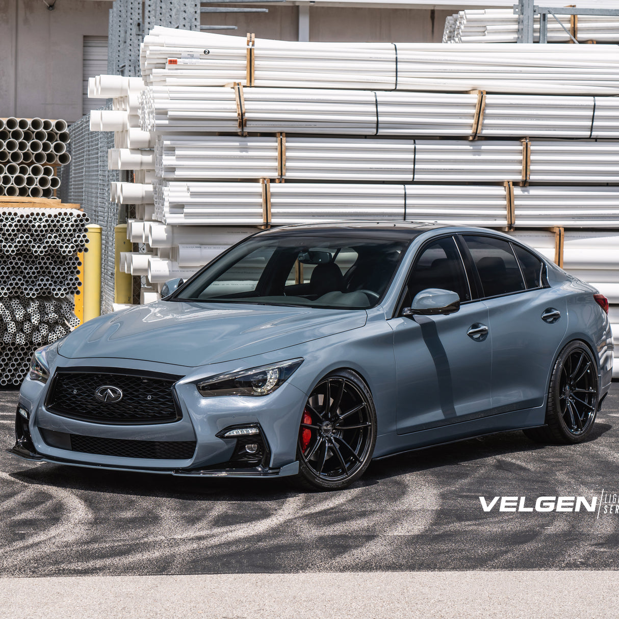19" Velgen VF5 Gloss Black Concave Wheels Fits Infiniti Q40 Q50 Q50S