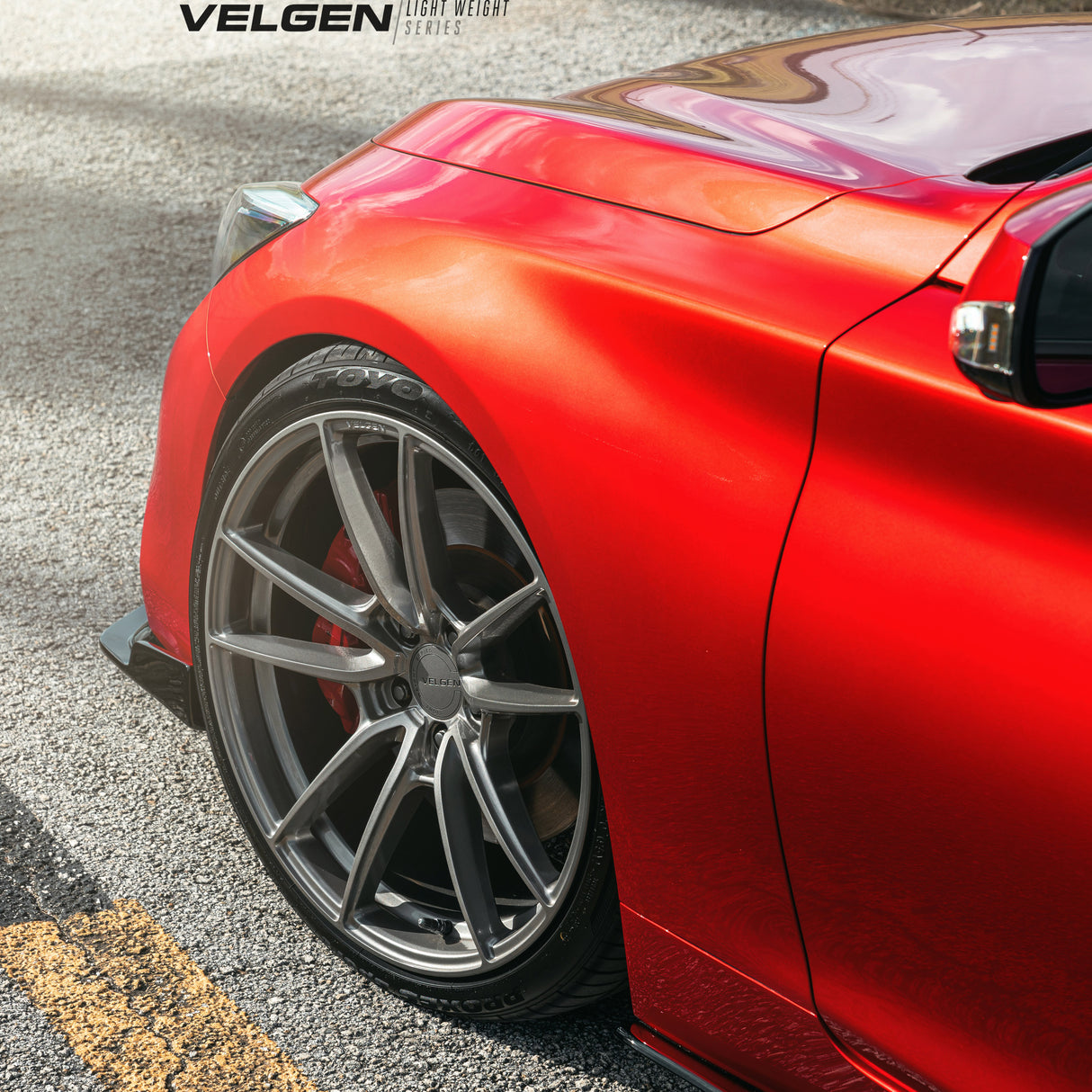 19" Velgen VF5 Gunmetal Concave Wheels Rims Fits Infiniti Q60