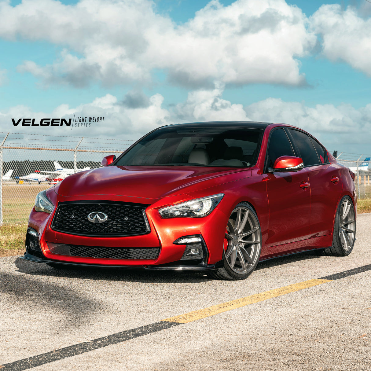 19" Velgen VF5 Gunmetal Concave Wheels Rims Fits Infiniti Q60