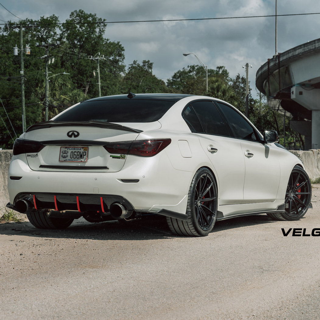 20" Velgen VF10 Gloss Black Concave Wheels Rims Fits Infiniti G35 Sedan
