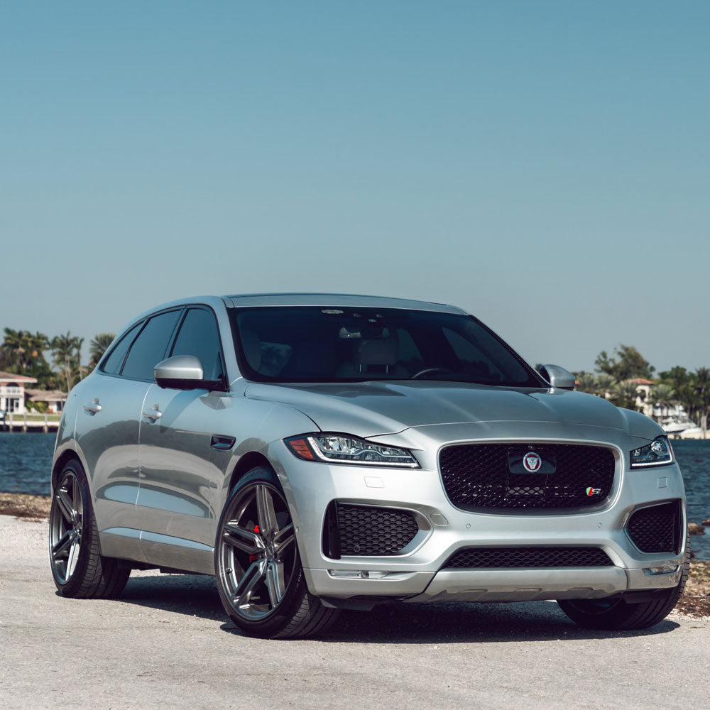 20" Vossen HF1 Grey 20x9 20x10 1091 Concave Wheels Rims Fits Cadillac CTS V Coup