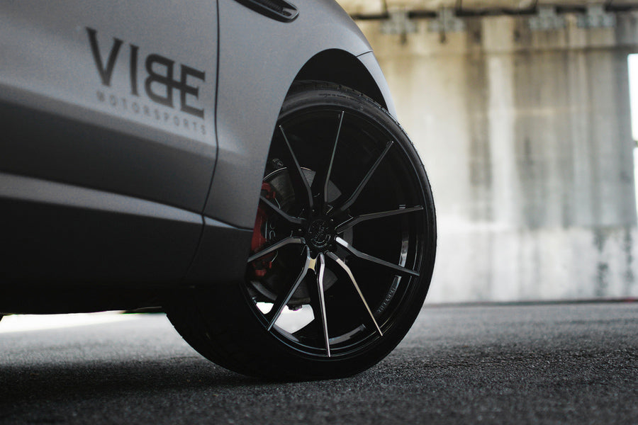 21" VERTINI RF1.2 BLACK FORGED CONCAVE WHEELS RIMS FITS MASERATI QUATTROPORTE