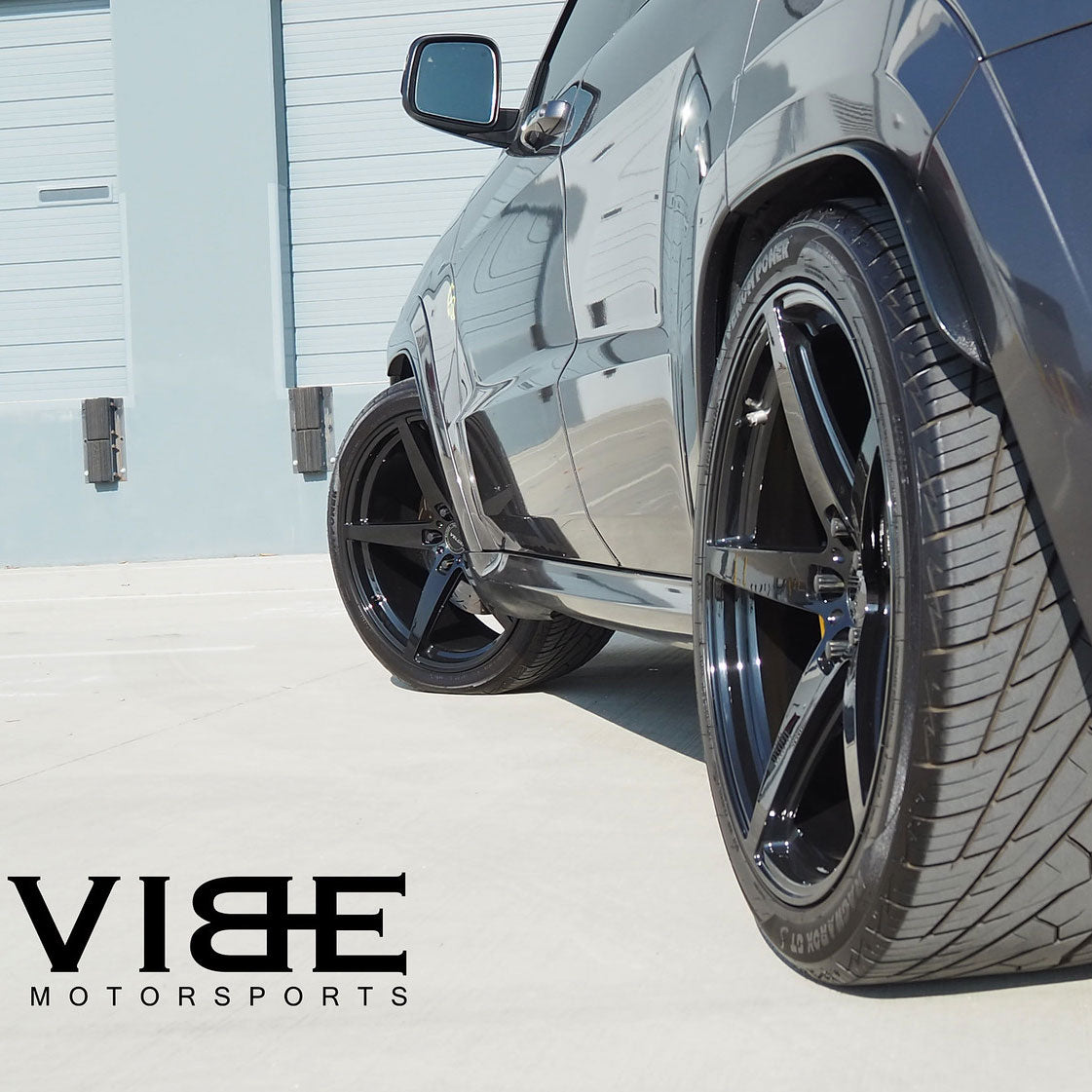 22" Velgen Classic5 V2 Gloss Black 22x10.5 Wheels Rims Fits Jeep Grand Cherokee