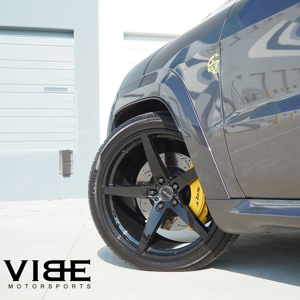 22" Velgen Classic5 V2 Gloss Black 22x10.5 Wheels Rims Fits Jeep Grand Cherokee