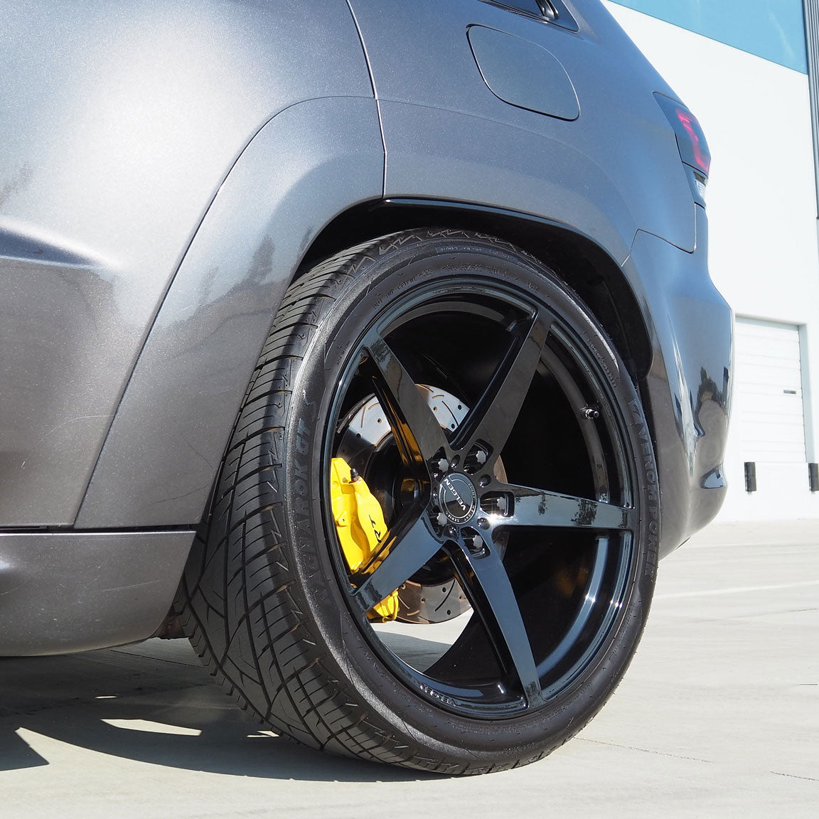 20" Velgen Classic5 V2 Gloss Black 20x10.5 Wheels Rims Fits Jeep Grand Cherokee