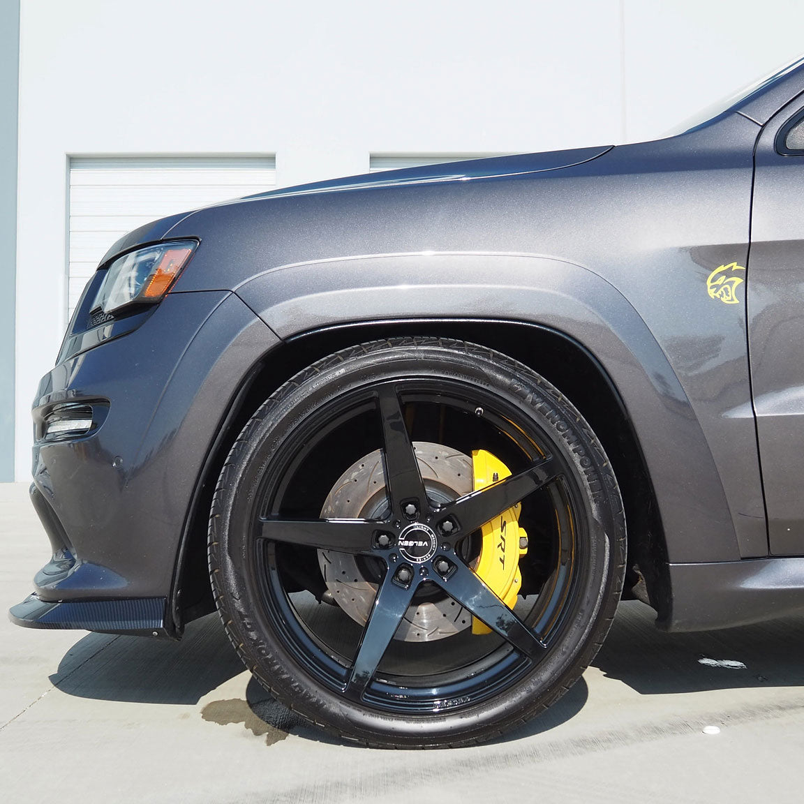 20" Velgen Classic5 V2 Gloss Black 20x10.5 Wheels Rims Fits Jeep Grand Cherokee