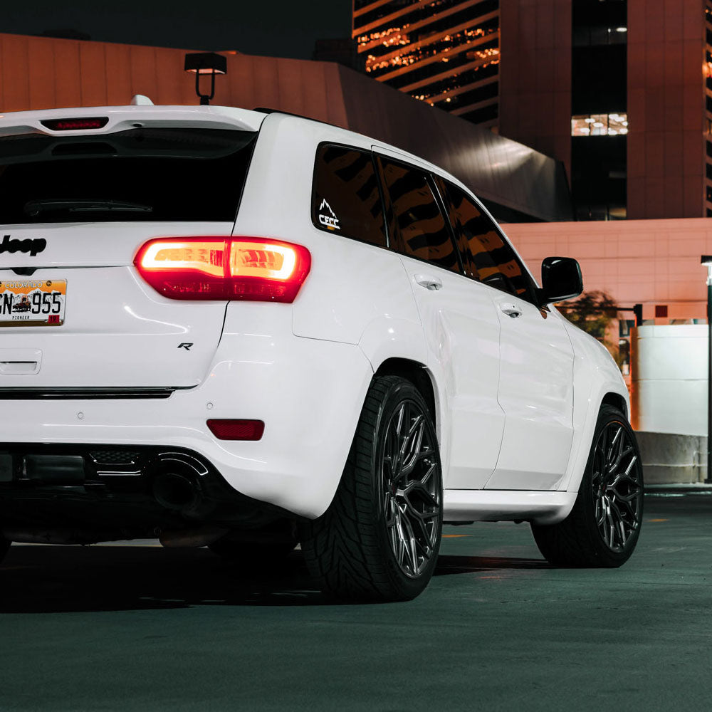 24" Vossen HF2 Grey 24X10 24X10 1029 Concave Wheels Rims Fits Toyota Sequoia 01-