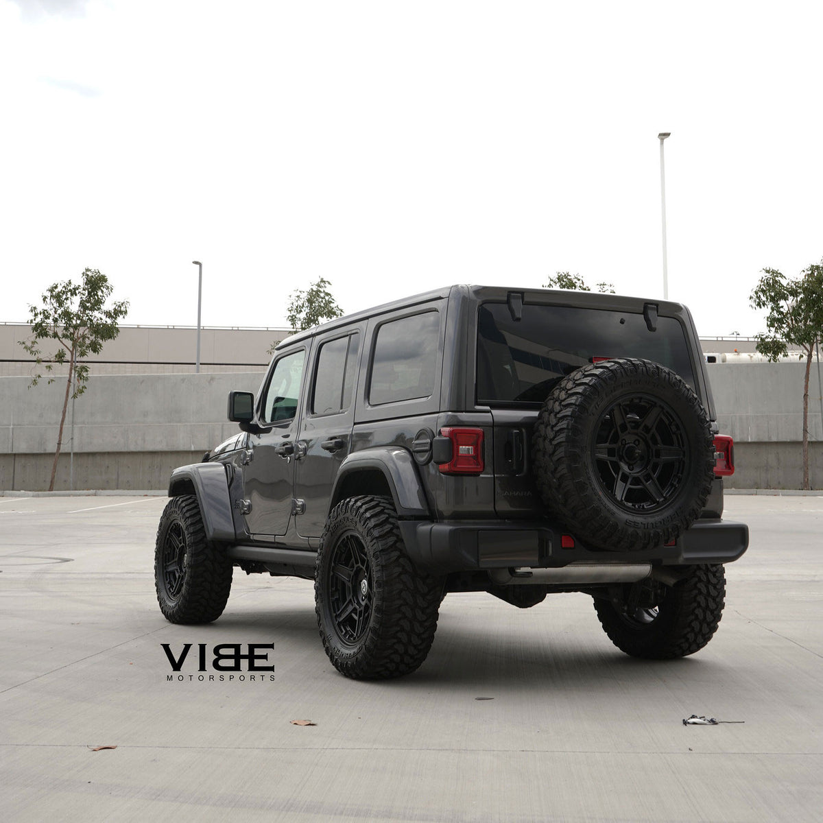 17" HRE FT1 Black 17x9 Concave Wheels Rims Fits 2018-2022 Jeep Wrangler JL