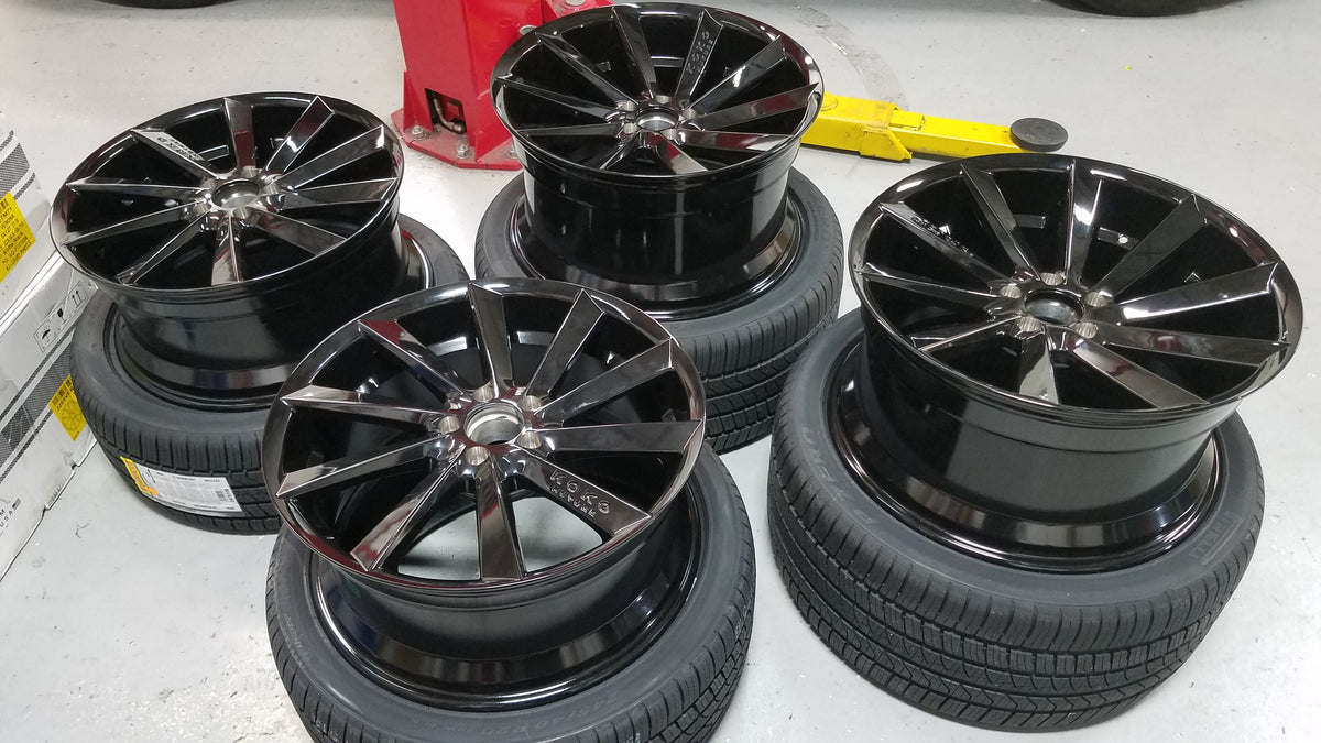 24" Koko Kuture Kapan Black 24x10 Wheels Rims Fits Benz G500 G550 G55 G63 G65