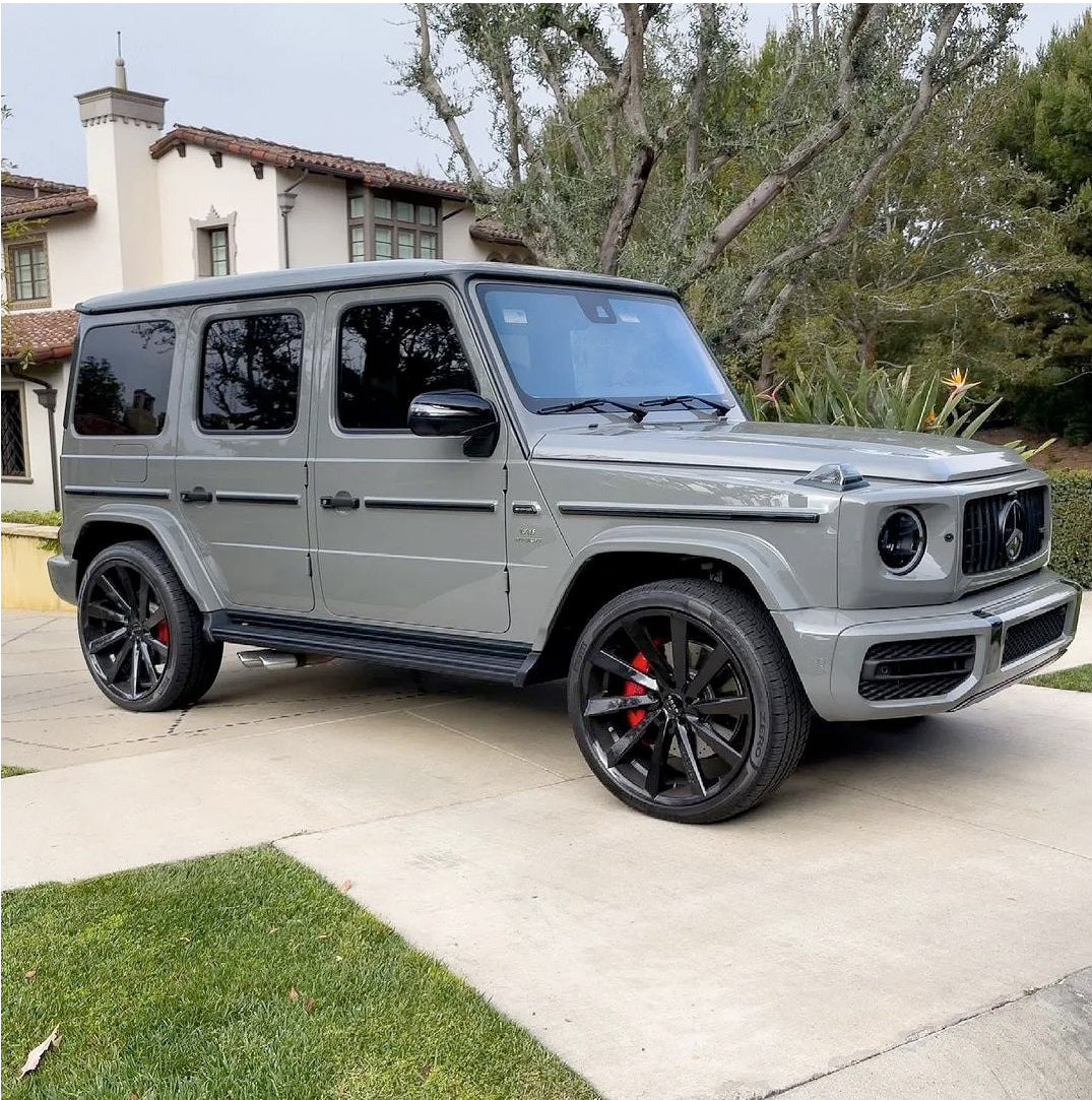 24" Koko Kuture Kapan Black 24x10 Wheels Rims Fits Benz G500 G550 G55 G63 G65