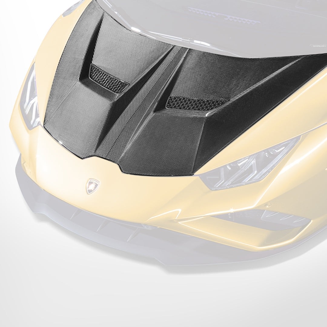 Vorsteiner Bonnet Primered Top + CF Bottom PP 2x2 Glossy for Lamborghini Huracan EVO / Performante - view 2