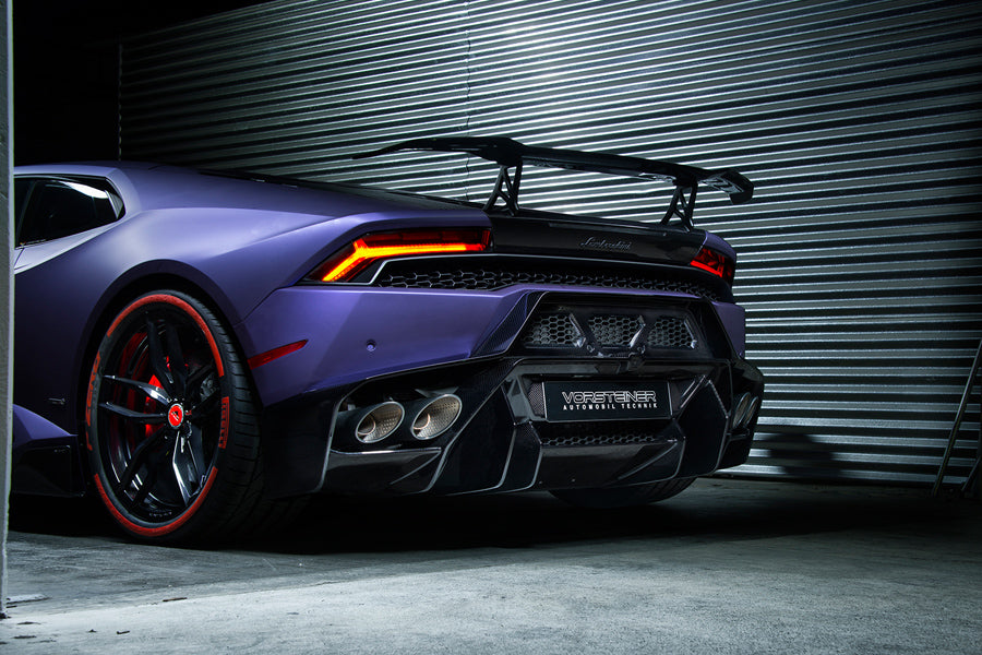 Vorsteiner Aero Wing Aluminum Carbon Fiber Lamborghini Huracan Novara Edizione
