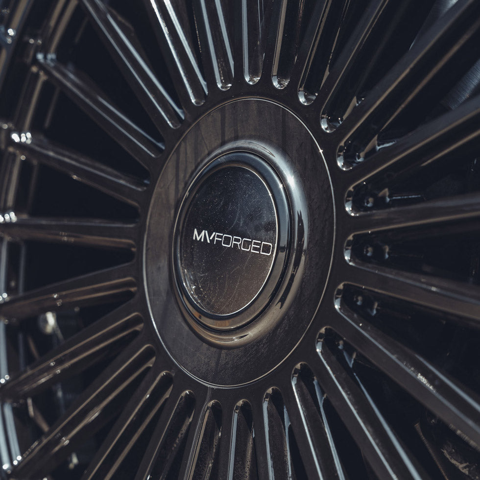 22" MV Forged MVF40 Black 22x10.5 Concave Wheels Rims Fits Range Rover
